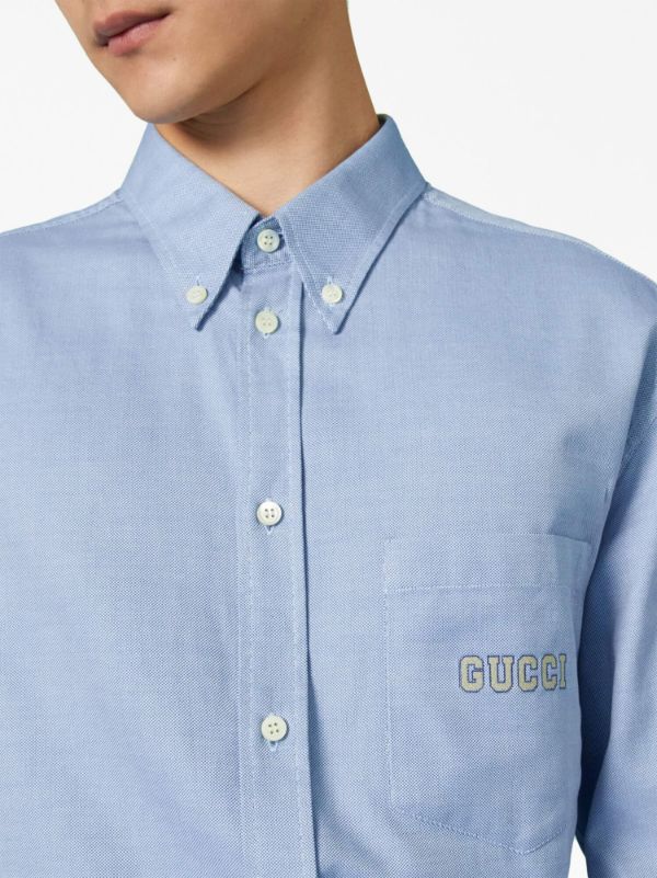 Gucci Cotton button-up Shirt - Farfetch