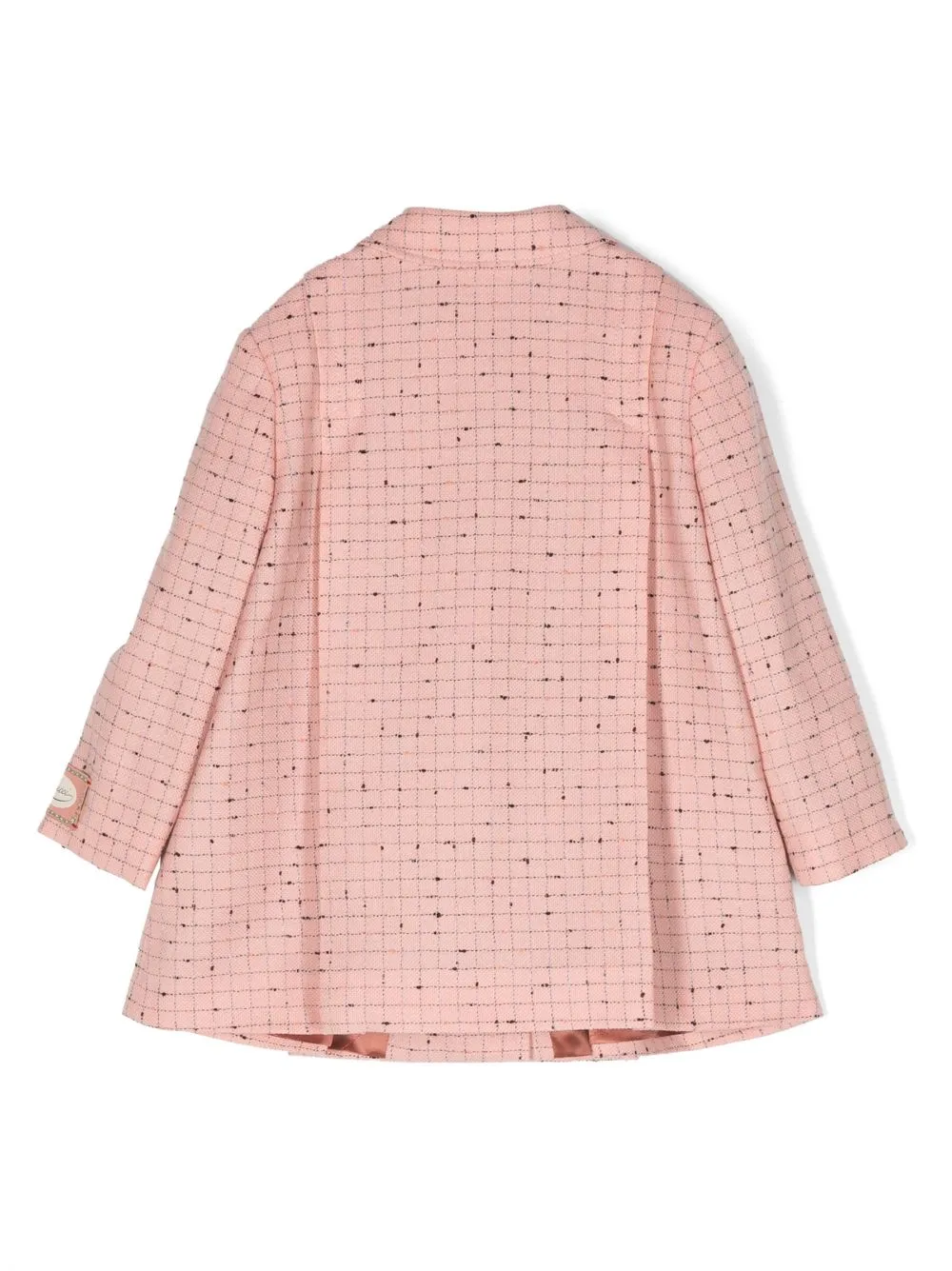Gucci Kids fine-check double-breasted coat | Duffle Coats | Image 2