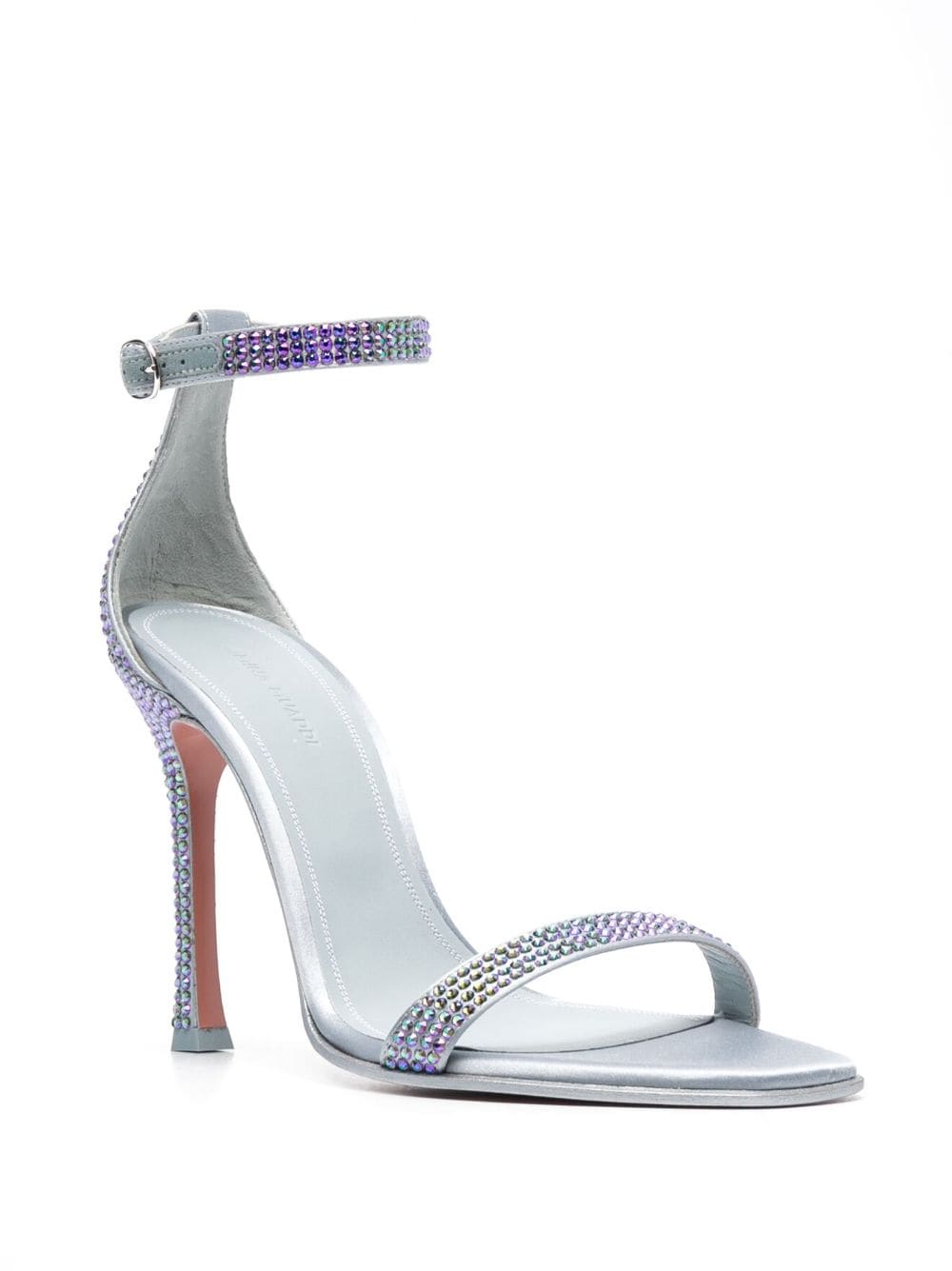 Amina Muaddi Kim 115mm crystal-embellished Sandals - Farfetch