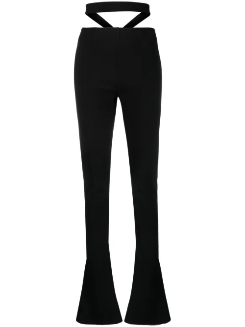 Pantalon à coupe évasée - ANDREĀDAMO - Modalova