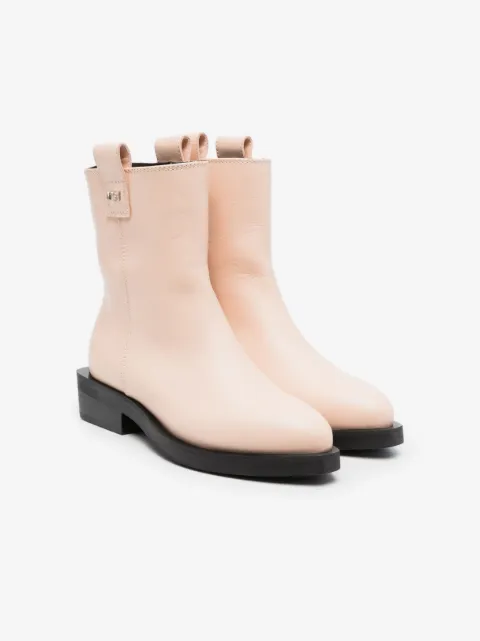 Nº21 Kids logo-plaque leather ankle boots