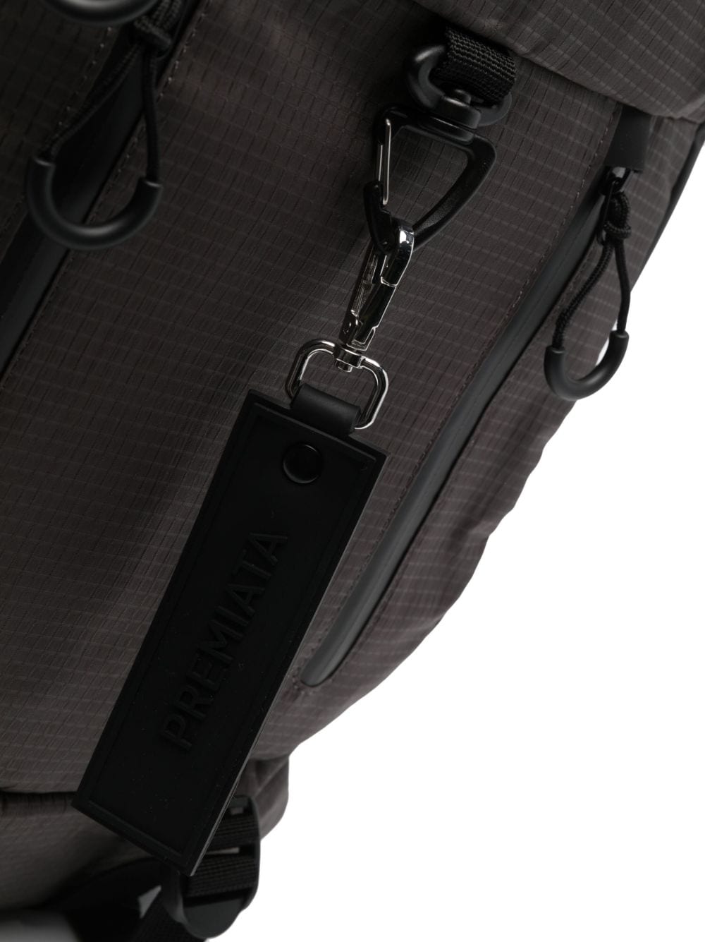 Shop Premiata Ventura Ripstop-texture Backpack In Grau