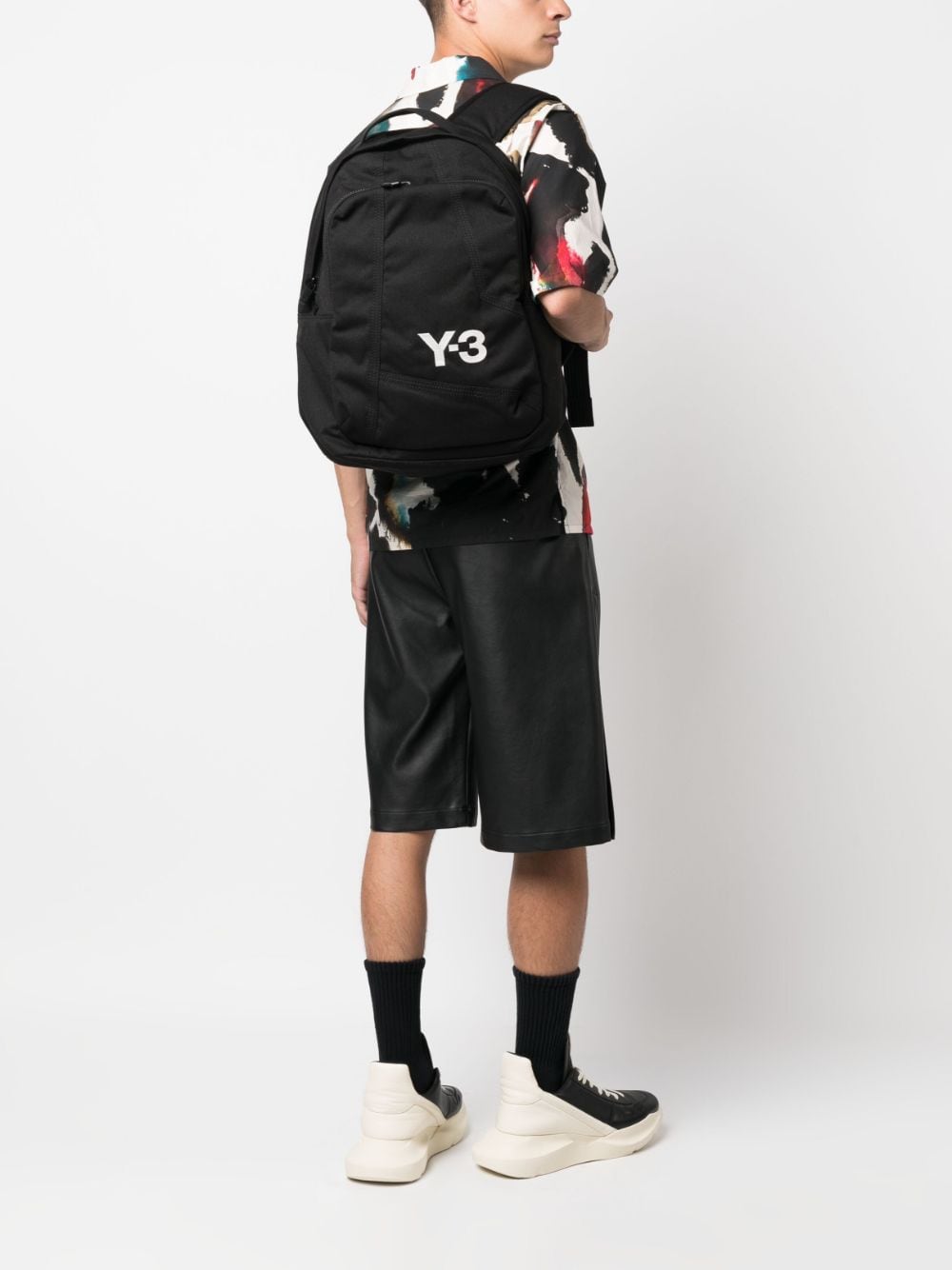 Y-3 Unisex Street Style Logo Backpacks