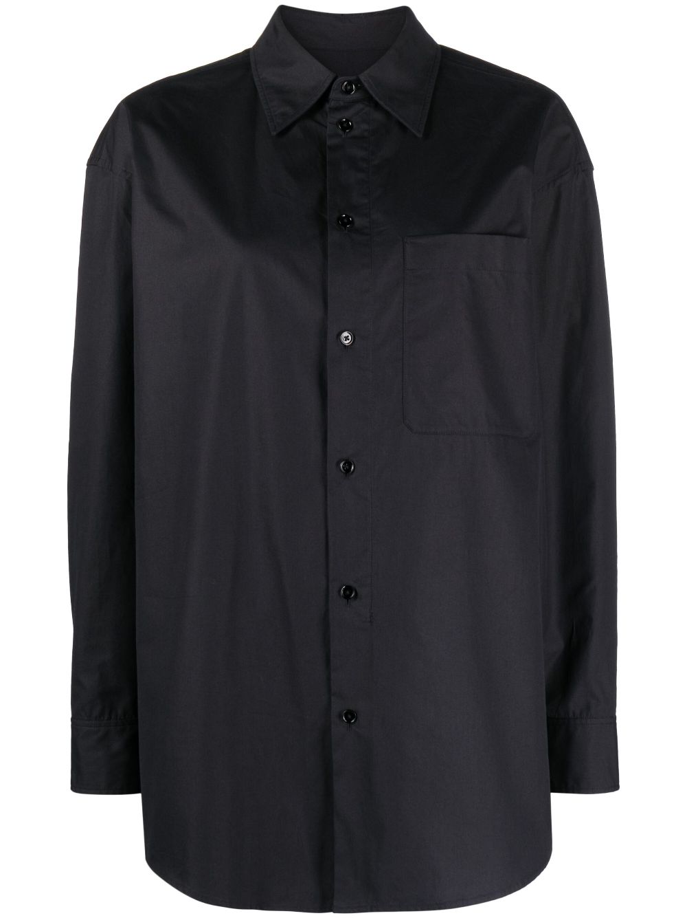 LEMAIRE overlapping-panel Cotton Shirt - Farfetch