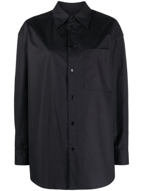LEMAIRE overlapping-panel cotton shirt