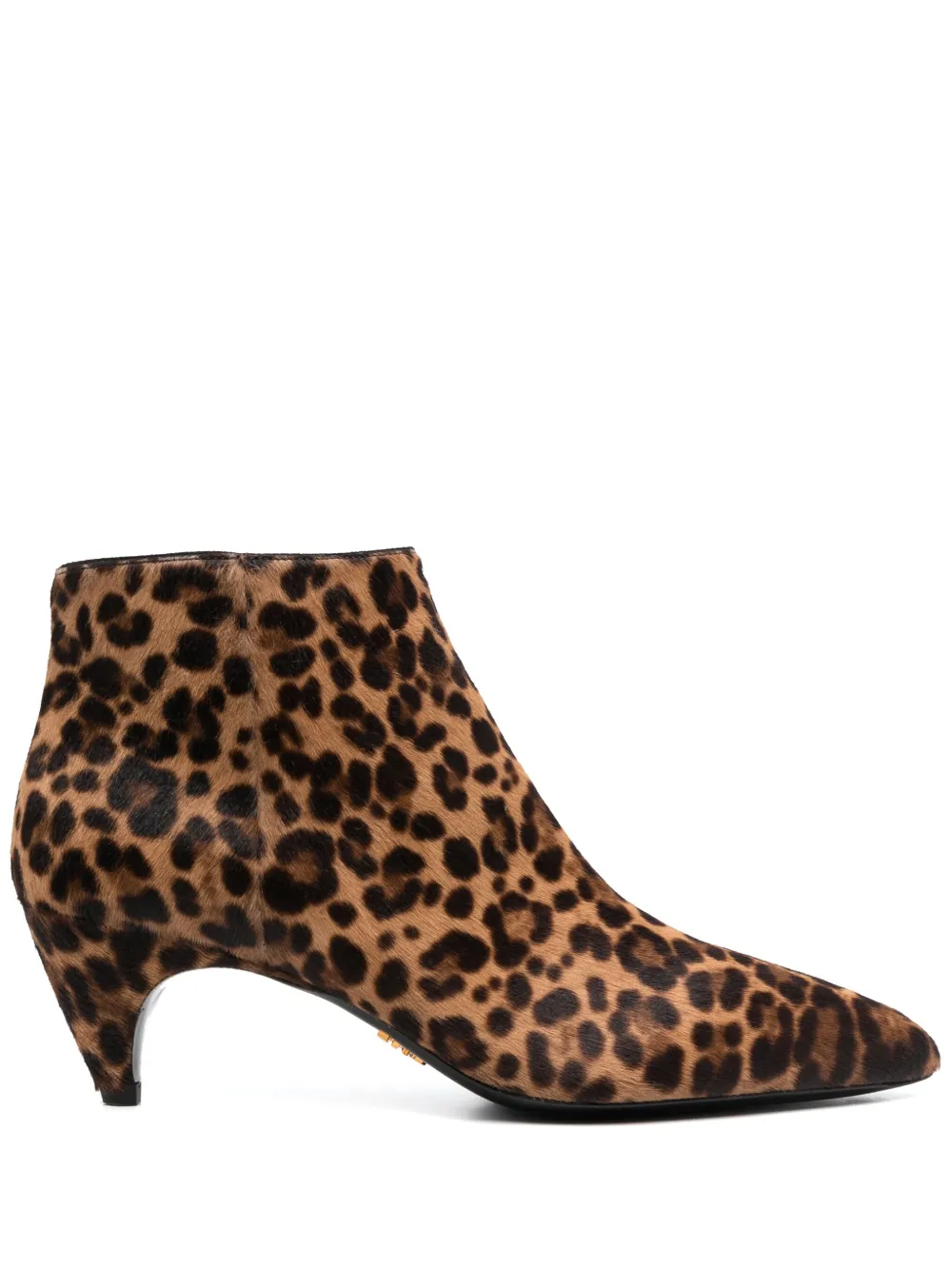 Prada 60mm leopard-print boots | Brown | Image 1