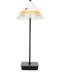 Carlo Moretti painted glass table lamp - White