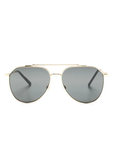 Dolce & Gabbana Eyewear 더블 브리지 파일럿 프레임 선글라스 