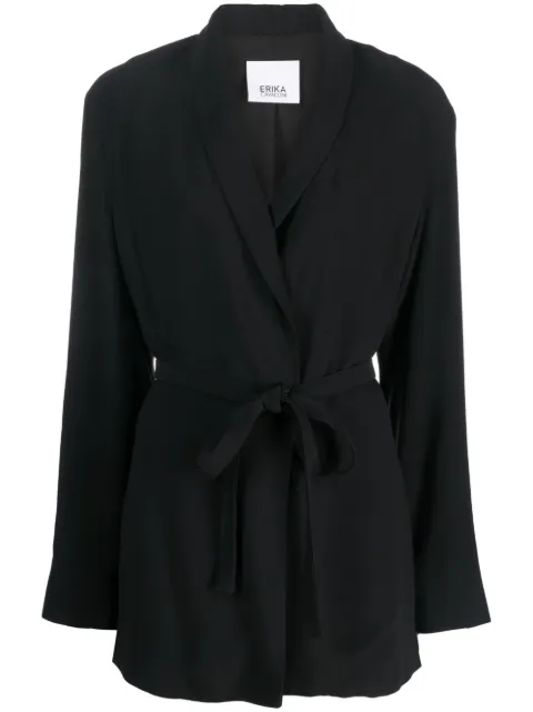 Erika Cavallini  Rossella tied-waist blazer
