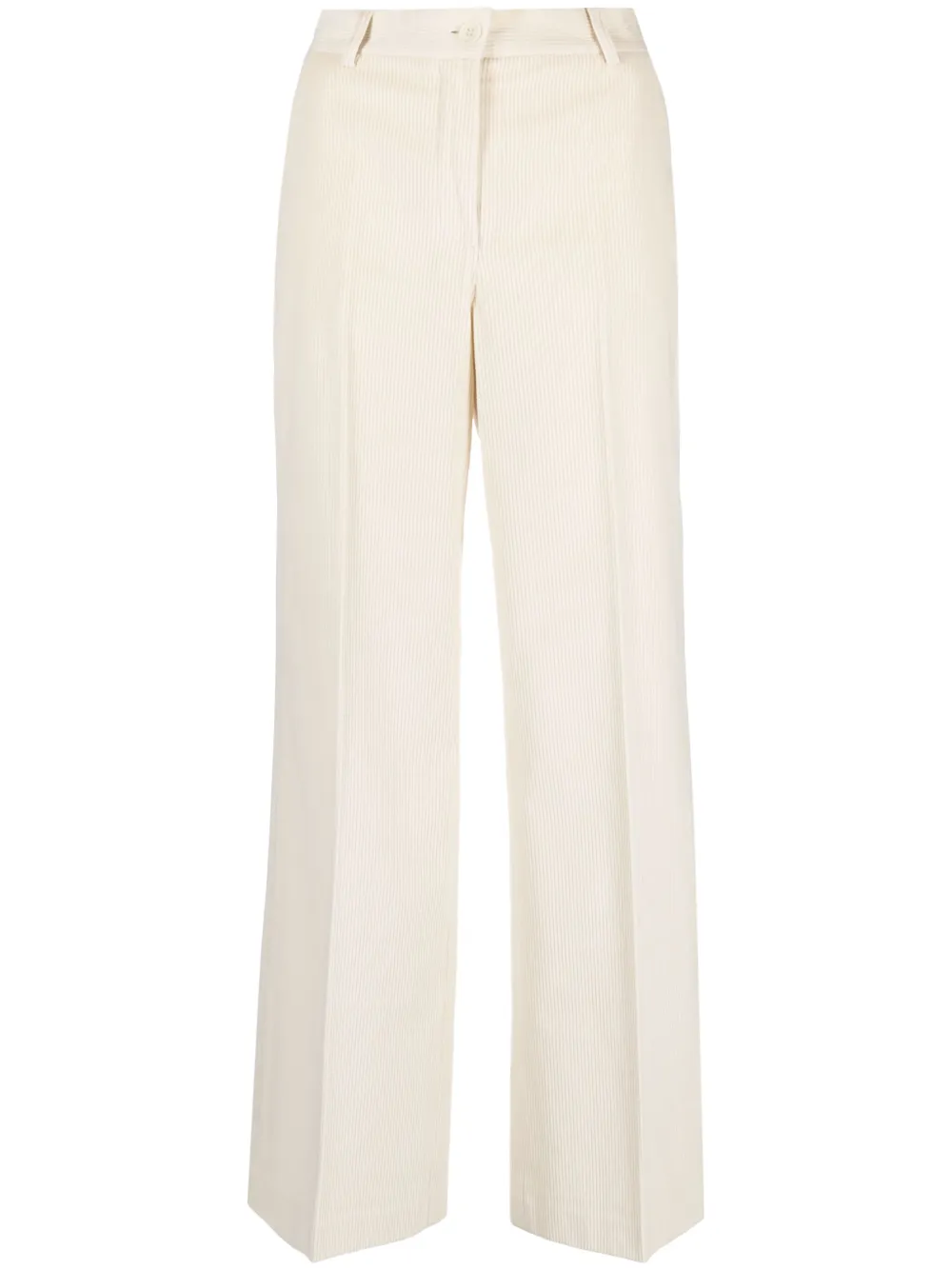 P.A.R.O.S.H. cotton-blend corduroy trousers - White
