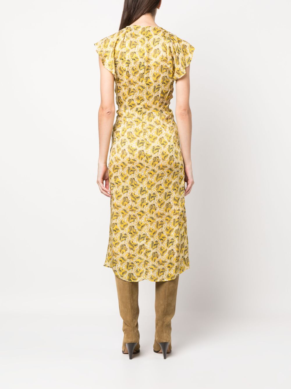 ISABEL MARANT floral-print midi dress Women