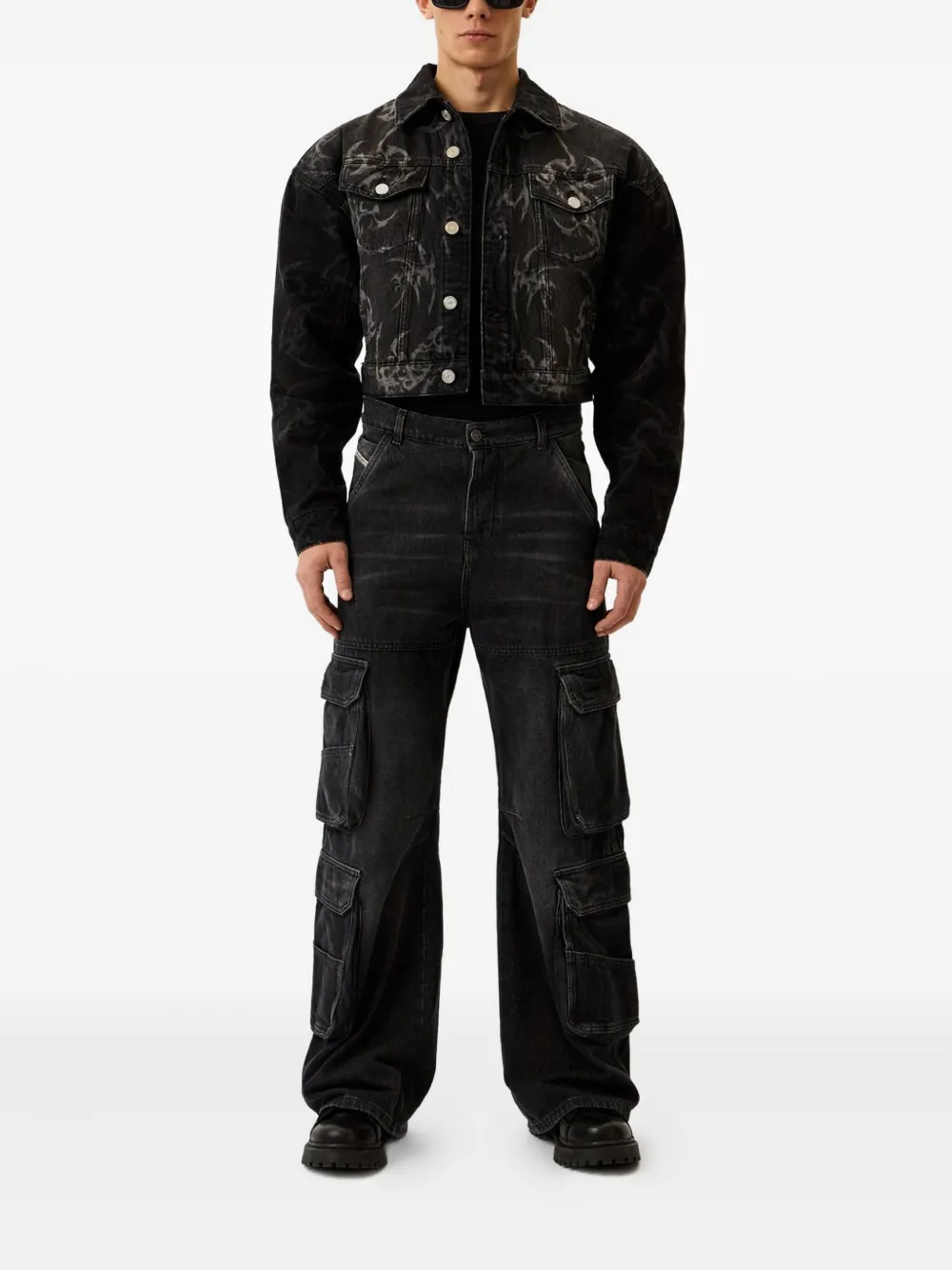Han Kjøbenhavn laser-cut denim jacket | Denim Jackets | Image 2