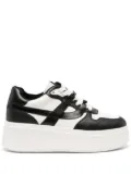 Ash Match 55mm platform sneakers - White