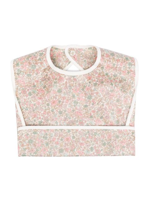 Bonpoint floral-print cotton bib