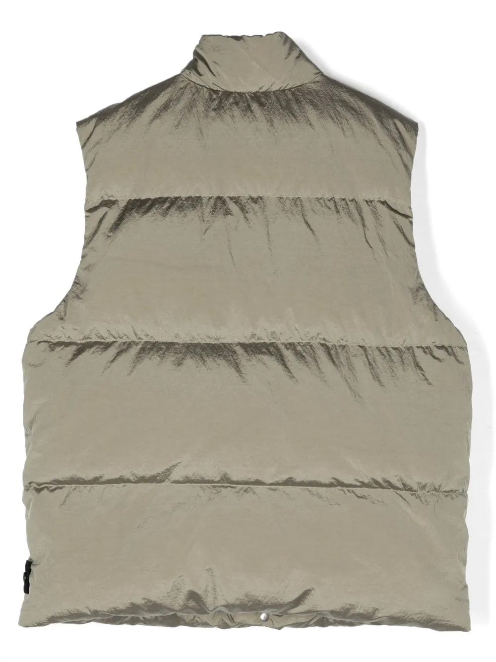 Stone Island Junior logo-patch padded gilet | Boys Waistcoat & Gilet | Image 2