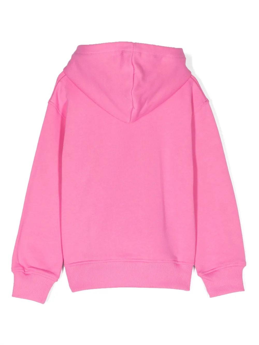 Moschino Kids Teddy Bear-motif cotton hoodie - Roze