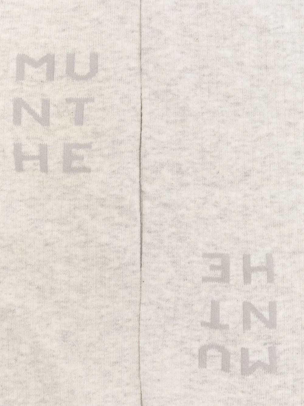 MUNTHE Intarsia enkelsokken - Grijs
