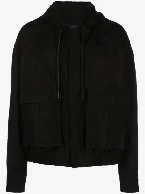 Juun.J drawstring hooded jacket