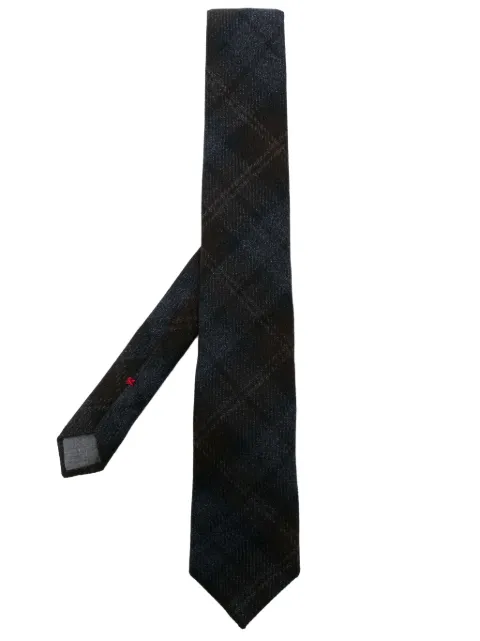 Brunello Cucinelli check-pattern tie