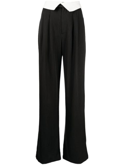 Reformation straight-leg tailored trousers