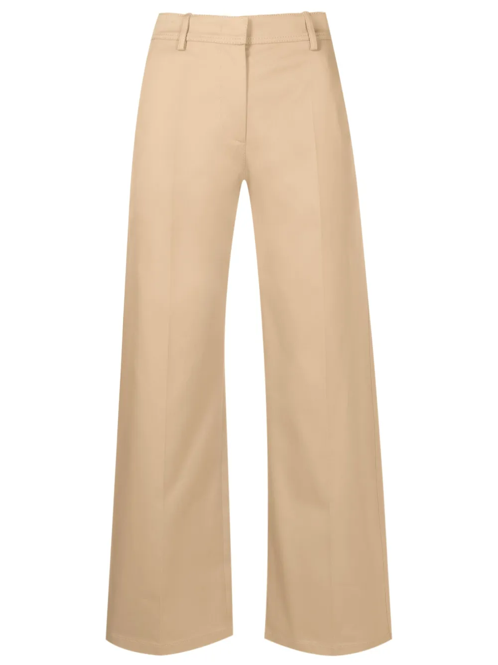 Valentino Garavani Broek met wijde pijpen Bruin