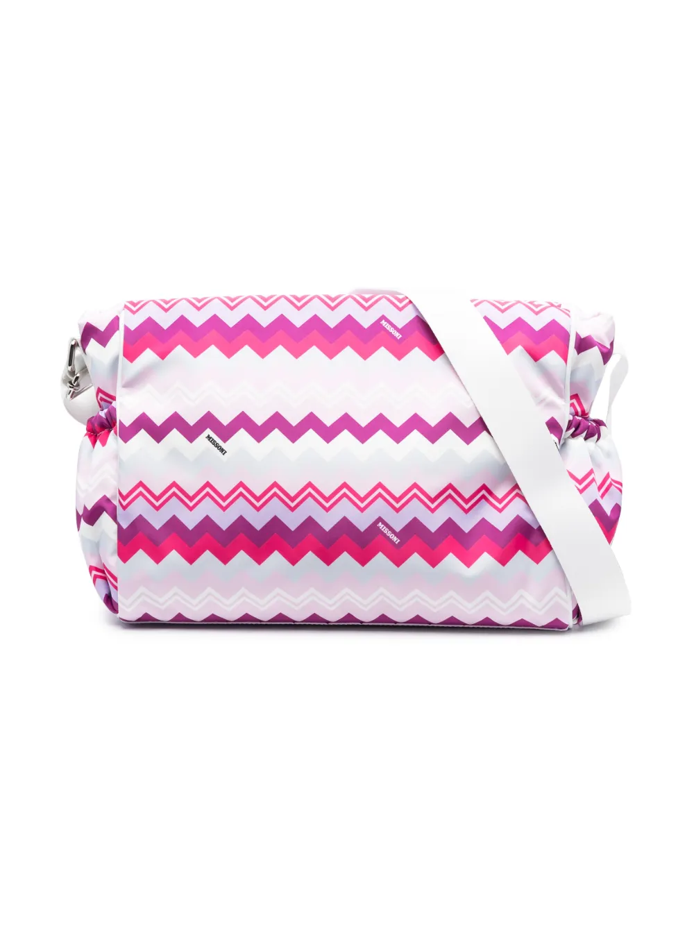 Missoni Kids sac a langer à motif zig-zag | rose | Image 1