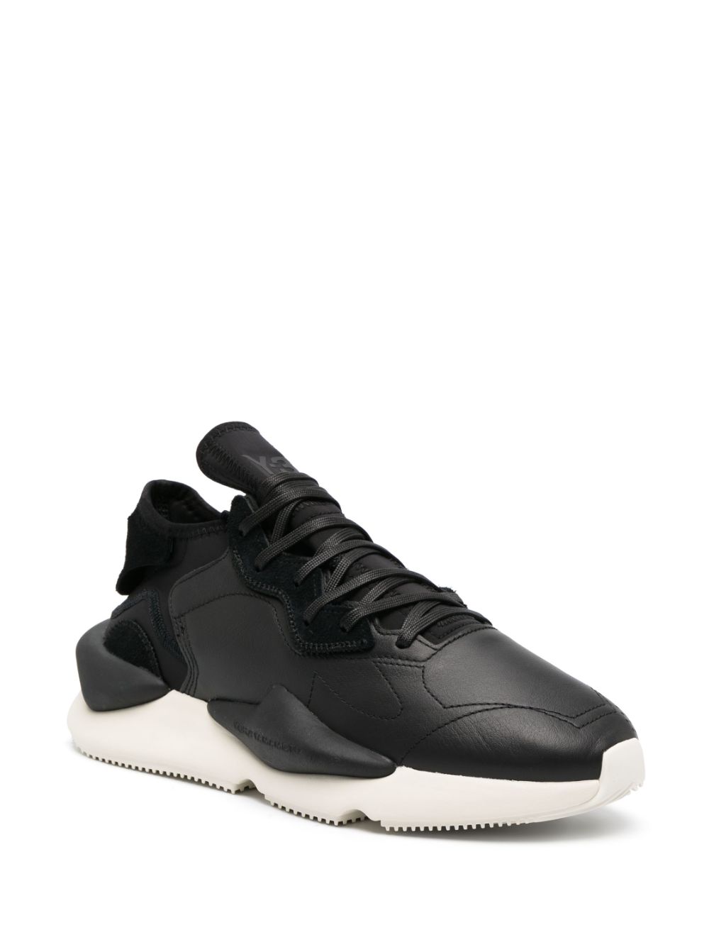 Y-3 Y-3 Kaiwa leather sneakers - Zwart