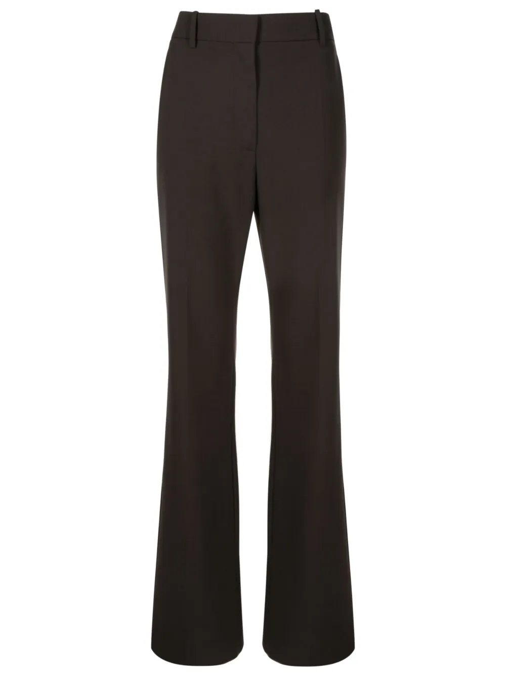 Shop Valentino High-waisted Flared Trousers