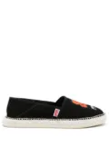 Kenzo Boke Flower rounded-toe espadrilles - Black