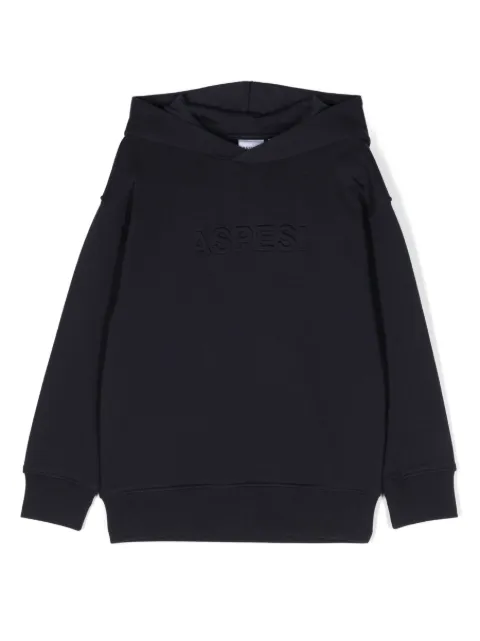 Aspesi Kids hoodie con logo en relieve