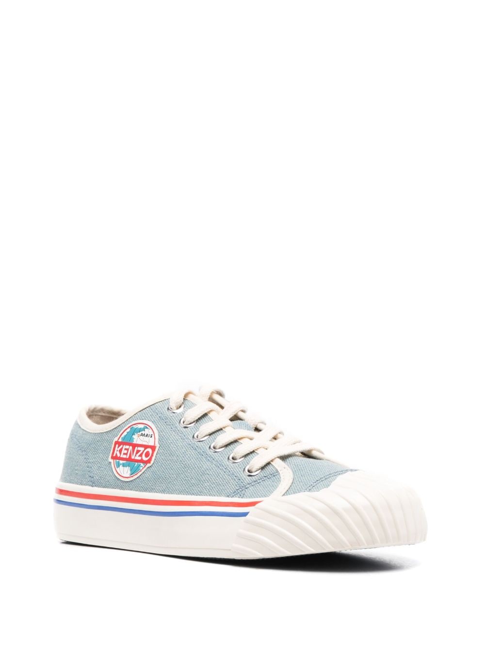 Kenzo Sneakers met logopatch - Blauw