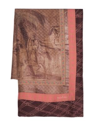 Pierre-Louis Mascia - Authenticated Scarf - Silk Multicolour for Women, Never Worn