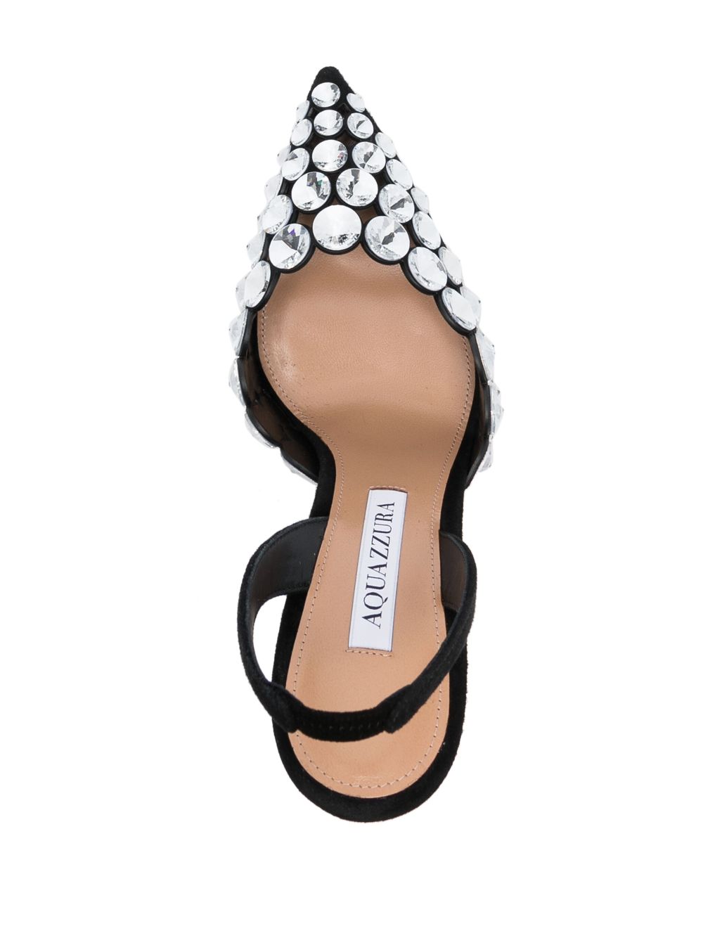 Aquazzura Maxi-Tequila 110mm crystal-embellished pumps Women