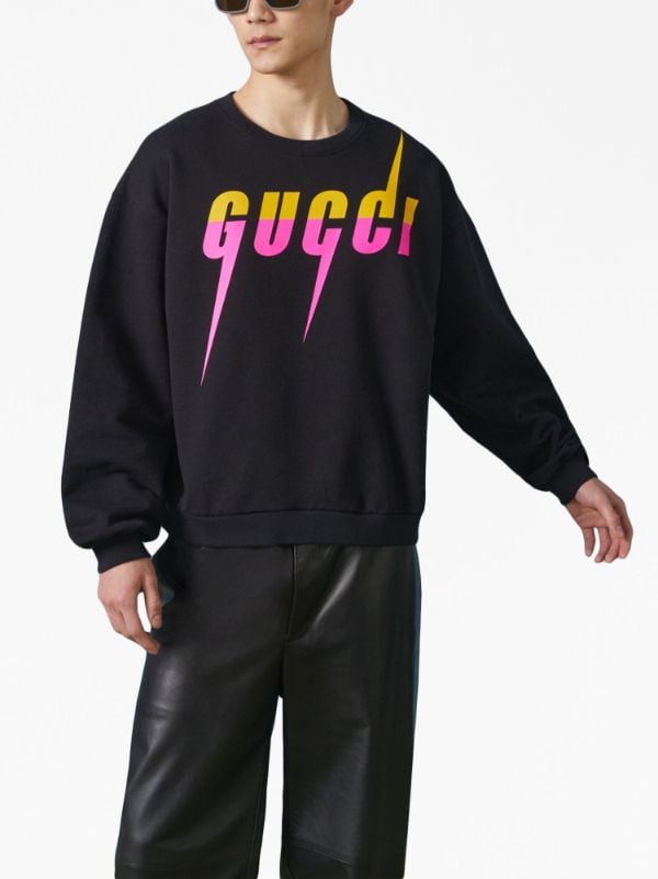 Gucci Blade ロゴ スウェットシャツ   Farfetch