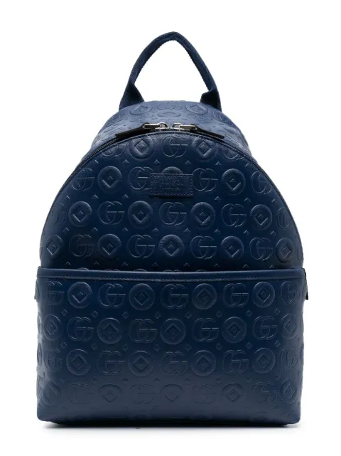 Gucci Kids Interlocking G logo leather backpack