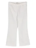 Il Gufo elastic-waist flared trousers - Grey