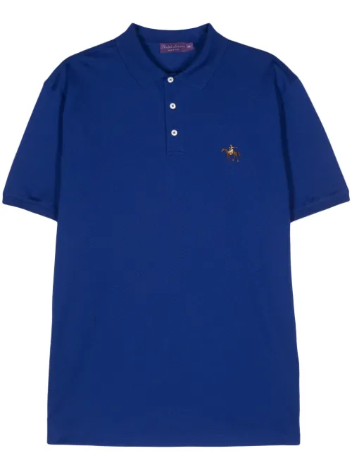 Polo à broderie Standing Horse - Ralph Lauren Purple Label - Modalova