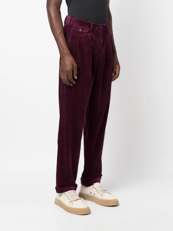 Pantalon velour ralph discount lauren