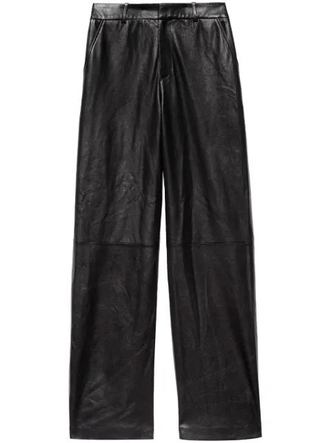 FRAME pantalones con tiro alto y paneles
