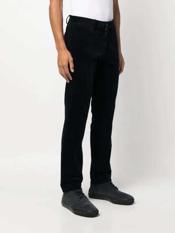 Polo Ralph Lauren Cotton Velvet Flared Pants in Black