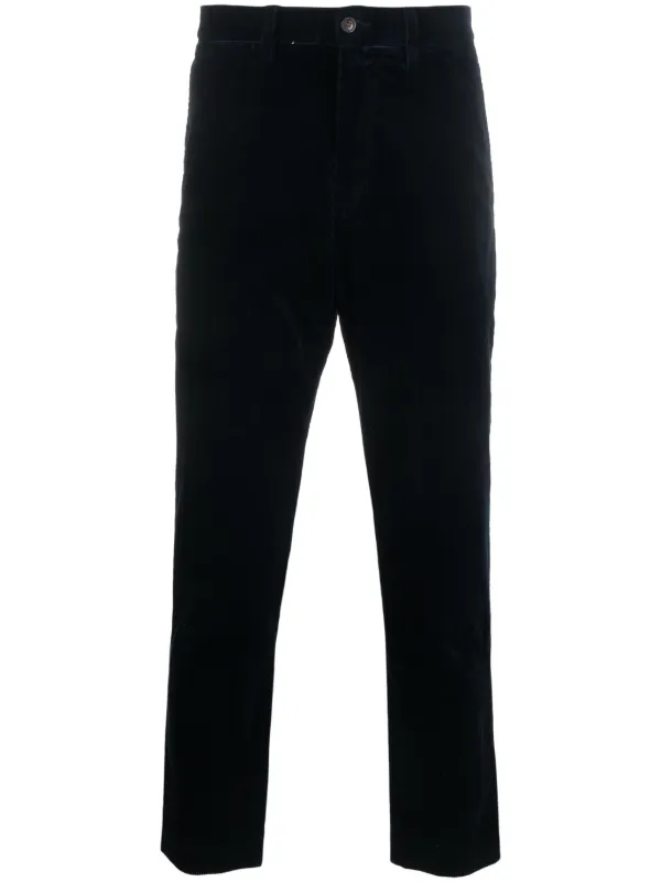 Polo Ralph Lauren Cotton Velvet Flared Pants in Black