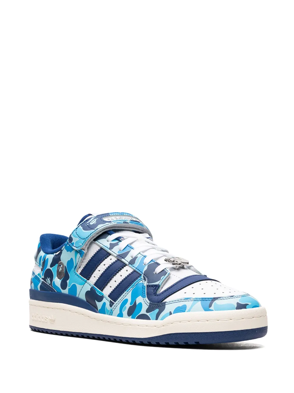 Shop Adidas Originals Forum '84 Low "bape 30th Anniversary Blue Camo" Sneakers