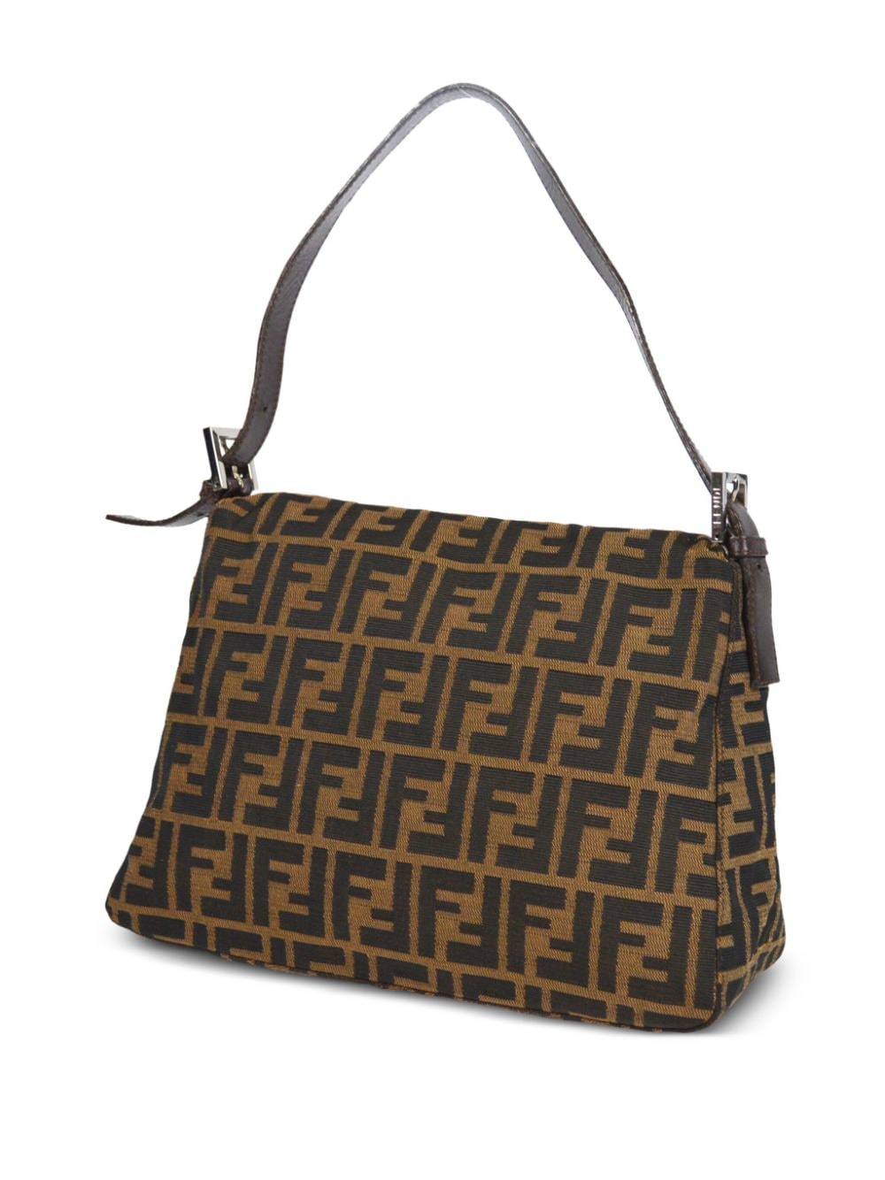Image 2 of Fendi Pre-Owned 1990-2000 Mamma Baguette Zucca-pattern handbag