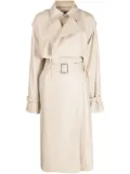 Boyarovskaya layered belted trench coat - Brown