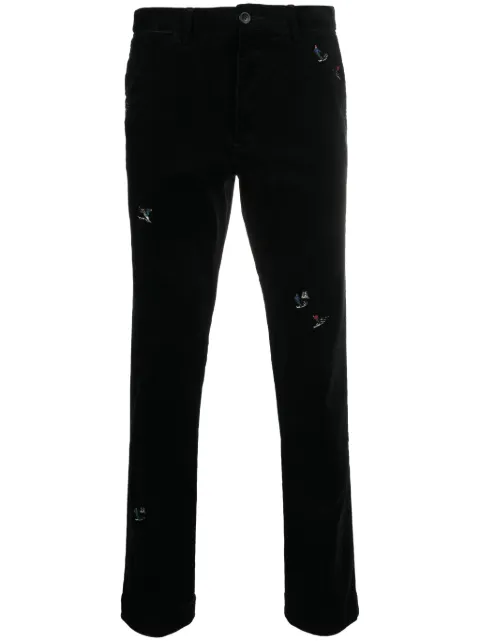 Polo Ralph Lauren embroidered-design straight trousers