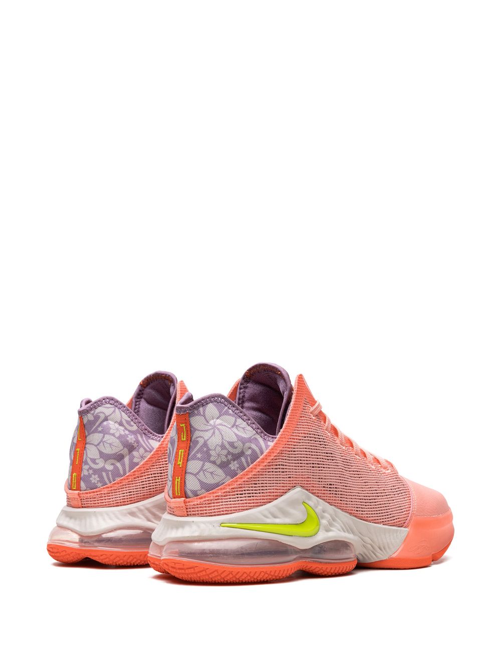 Shop Nike Lebron Xix Low "atomic" Sneakers In Orange