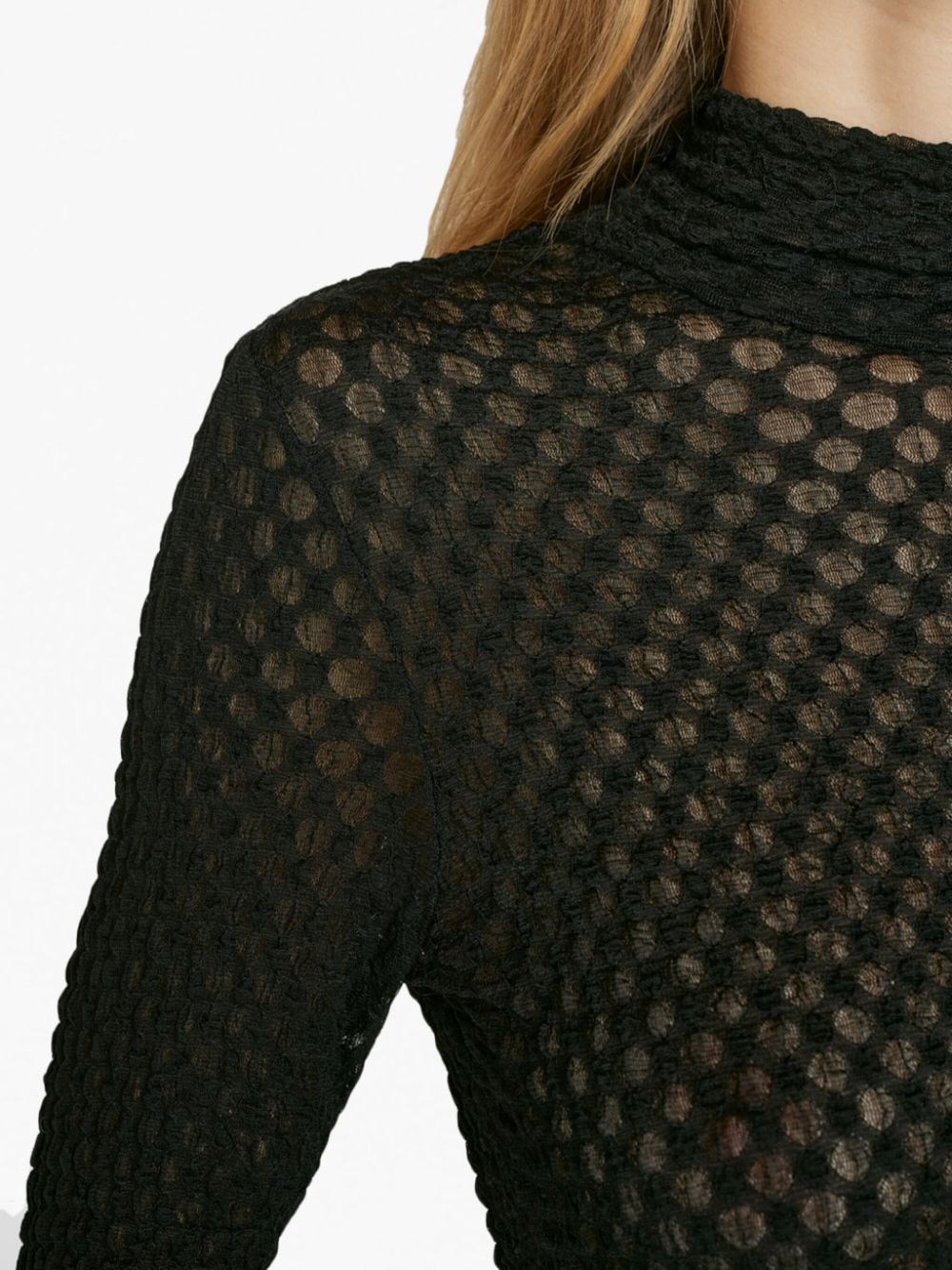 FRAME long-sleeve Mesh Jumper - Farfetch