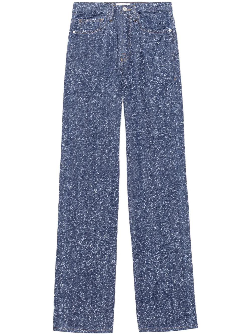 FRAME Atelier Le Jane 仿羔皮呢牛仔裤 Farfetch