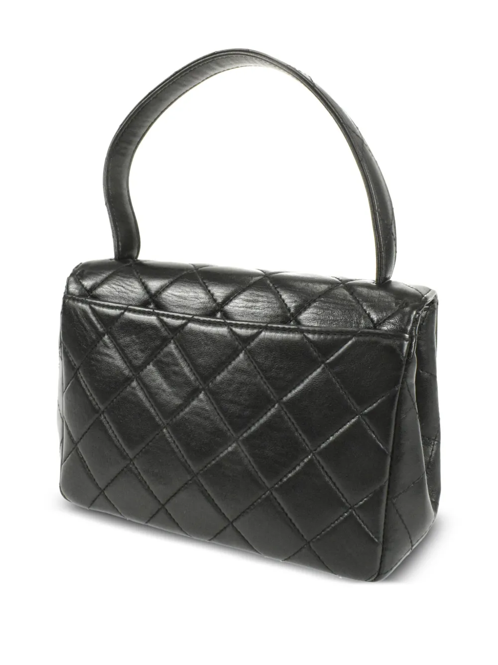 CHANEL Pre-Owned 1990 gewatteerde schoudertas - Zwart