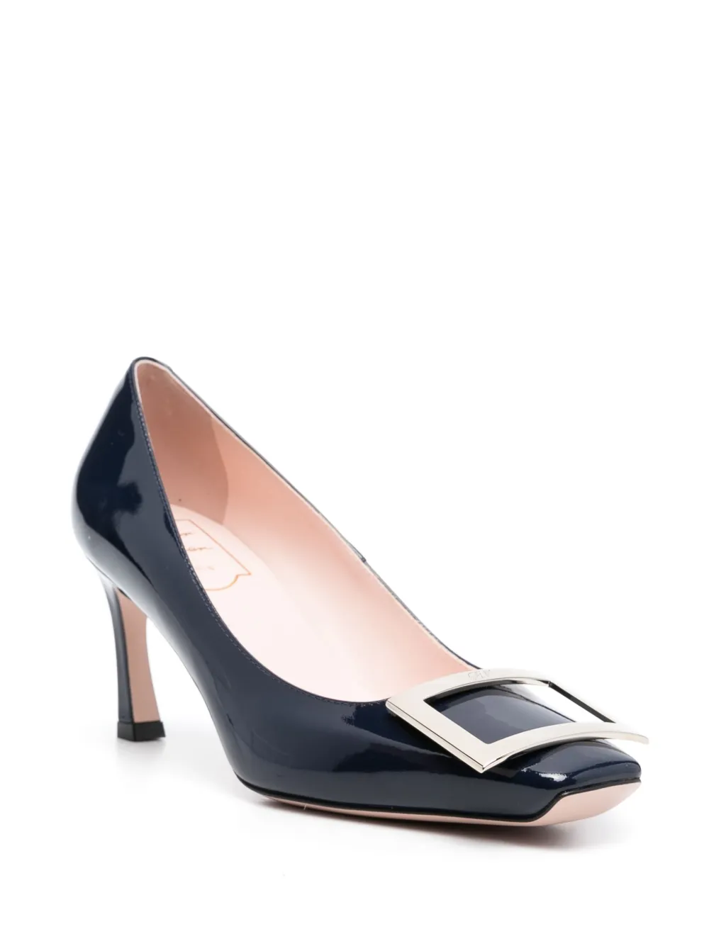 Roger Vivier Trompette 75mm engraved-logo pumps | Heeled Pumps | Image 2